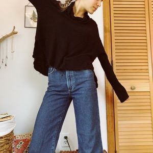 we the free // cowl neck sweater